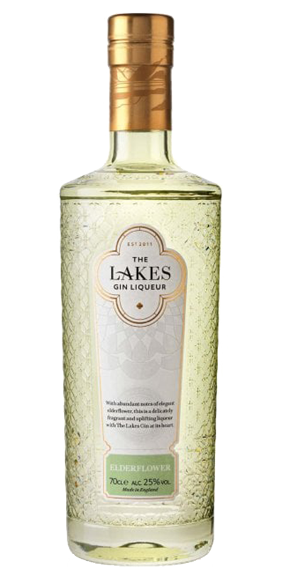 the lakes elderflower gin liqueur